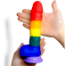 Яркий фаллоимитатор на присоске "Festive penis", L200мм, D40мм