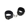 Оковы Leather Double Fix Leg Cuffs, Black кожа