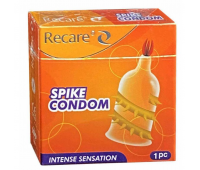 Презерватив Recare Spike Condon с шипами по спирали и усиком сверху(упаковка 1шт)