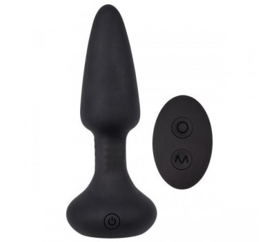 Анальная пробка с вибрацией Smooth Anal Dilator, Black