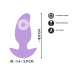 Анальная пробка с вибрацией Vibrating Mini Butt Plug Purple