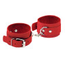 Наручники Leather Standart Hand Cuffs, Red, кожа