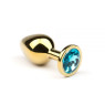 Анальная пробка,Gold Topaz, L