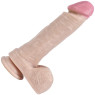 Фаллоимитатор Wolf King Lifelike Rubber Dildo на присоске телесный