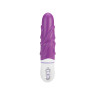 Роскошный вибратор с выпуклыми ребрышками для стимуляции AMOR BIG VIBRATOR BRUCE Violet (Приложение НЕ Функционирует!)