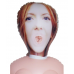 Надувная кукла " Devorcee " с вставкой из киберкожи и вибростимуляцией
