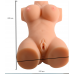 Мастурбатор-торс Busty Lady Solid Silicone Sexy Doll вагина-анус без вибрации телесный