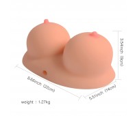 Маструрбатор вагина-грудь Ashery Big Sexy Breast без вибрации цвет телесный