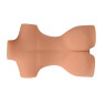 Мастурбатор-торс Busty Lady Solid Silicone Sexy Doll вагина-анус без вибрации телесный