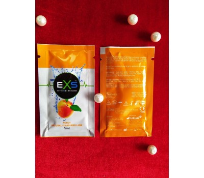 Гель-лубрикант EXS 3 в1 с ароматом и вкусом Персика 5 ml