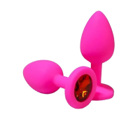 Силиконовая анальная пробка с кристаллом SKN KSIL-10S ( размер S ) Силиконовая анальная пробка с кристаллом SKN KSIL-10S ( размер S )