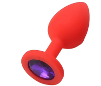 Силиконовая анальная пробка с кристаллом SKN KSIL-19M ( размер M ) Силиконовая анальная пробка с кристаллом SKN KSIL-19M ( размер M )