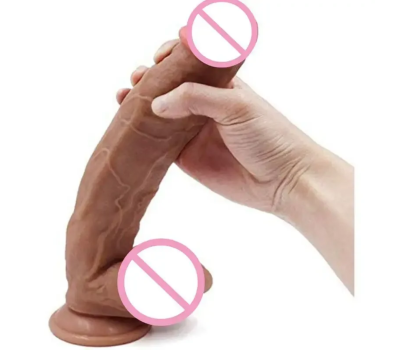 Фаллоимитатор реалистичный большой, "Big dildo" телесный, D 55 mm, L 300 mm