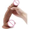 Фаллоимитатор реалистичный большой, "Big dildo" телесный, D 55 mm, L 300 mm