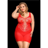 Женское платье сетка бодистокинг с открытой спиной XL/XXL