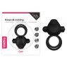Эрекционное виброкольцо Power Clit Cockring, черный