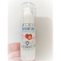 Стимулирующий лубрикант от Amoreane Med: Liquid vibrator - Strawberry ( жидкий вибратор ), 30 ml