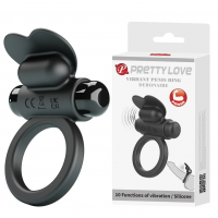 Эрекционное кольцо с вибрацией Pretty Love Vibrant penis ring - DEBONAIRE