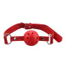Кляп Breathable ball gag plastic, Red