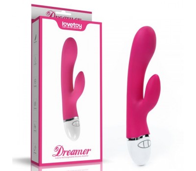 Вибромассажер с клиторальным стимулятором Rabbit Vibrator Rechargeable