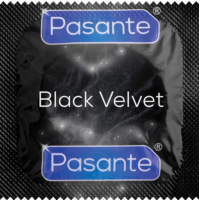 Презервативы Pasante Black Velvet черные (по 1 шт)