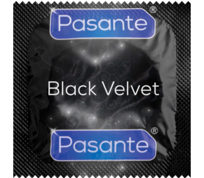 Презервативы Pasante Black Velvet черные (по 1 шт)