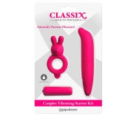 Набор 3в1 CLASSIX Couples Vibrating Starter Kit (мини вибратор, эрекционное кольцо, вибро пуля)