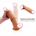 Фаллоимитатор реалистичный большой, "Big dildo" телесный, D 55 mm, L 300 mm