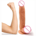 Фаллоимитатор реалистичный большой, "Big dildo" телесный, D 55 mm, L 300 mm