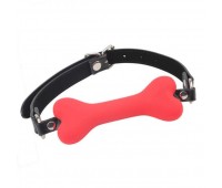 Кляп Doggle Bone Bit Gag, Red