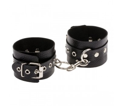 Наручники Leather Double Fix Hand Cuffs, Black