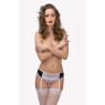 Пояс для чулок с трусиками "VIVIEN", black/white ,40/42