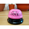 Звонок настольный "RING FOR LOVE" розовый