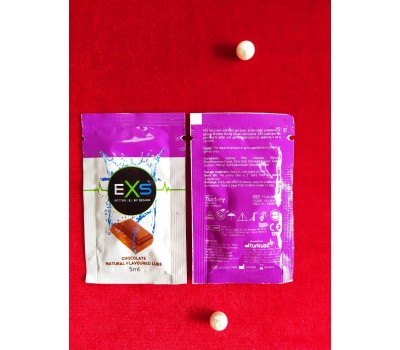 Гель-лубрикант EXS 3 в1 с ароматом и вкусом Шоколада 5 ml