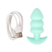 Анальная пробка с вибрацией Vibrating Mini Butt Plug Green
