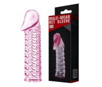 Удлиняющая насадка-презерватив Male-wear net sleeve