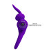Эрекционное кольцо "Rabbit Ring", 10 режимов, фиолетовый