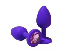 Силиконовая анальная пробка с кристаллом SKN KSIL-11S ( размер S ) Силиконовая анальная пробка с кристаллом SKN KSIL-11S ( размер S )