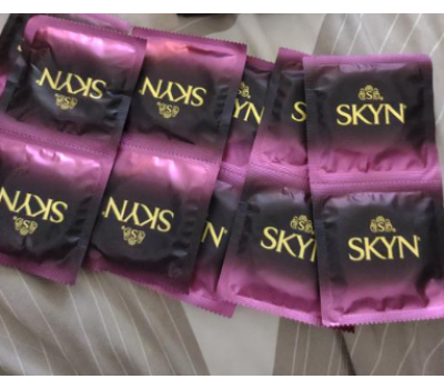 Безлатексные полиизопреновый презервативы SKYN Excitation точечные с охлаждающим еффектом (по 1шт)