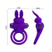 Эрекционное кольцо "Rabbit Ring", 10 режимов, фиолетовый