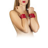 Наручники Leather Dominant Hand Cuffs, red