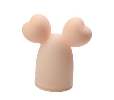 Насадка на вибратор "MICKEY", пудровый цвет