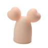 Насадка на вибратор "MICKEY", пудровый цвет