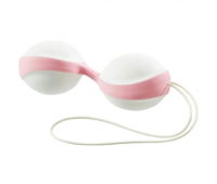 Вагинальные шарики Amor Gym Balls white-pink