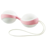 Вагинальные шарики Amor Gym Balls white-pink