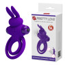Эрекционное кольцо "Rabbit Ring", 10 режимов, фиолетовый