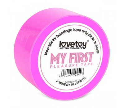 Фуксия лента для бондажа LOVETOY MY FIRST