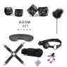 БДСМ набор «Loving submission», цвет черный