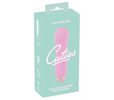 Компактный розовый мини-вибратор Cuties Mini Vibrator с 7 различными вибрационными режимами