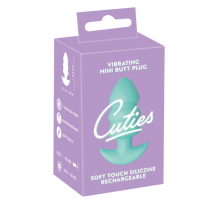 Анальная пробка с вибрацией Vibrating Mini Butt Plug Green